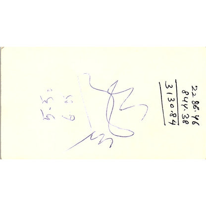 Manuel Mestre Marine Supplies Portland OR Vintage Business Card SD9-B8