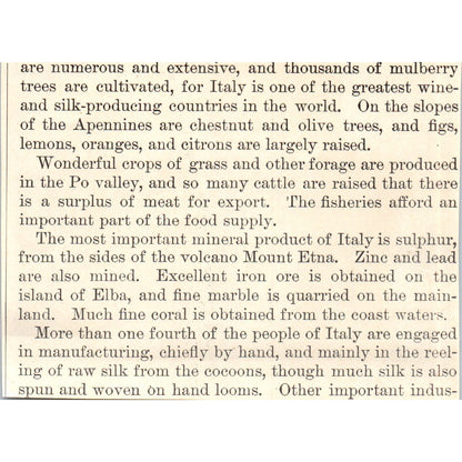 The River Seine at Paris France 1901 Engraving AF2-A6