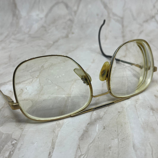 Retro Klixx Wrap Arm Gold Tone Aviator Sunglasses Eyeglasses Frames TD7-G5-1