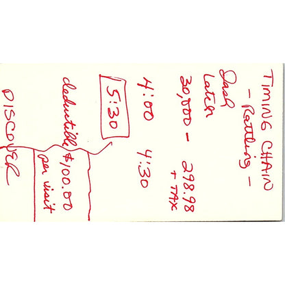 Danny P. Boyd Dutch Holland Oldsmobile Baytown Vintage Business Card SC9-B1