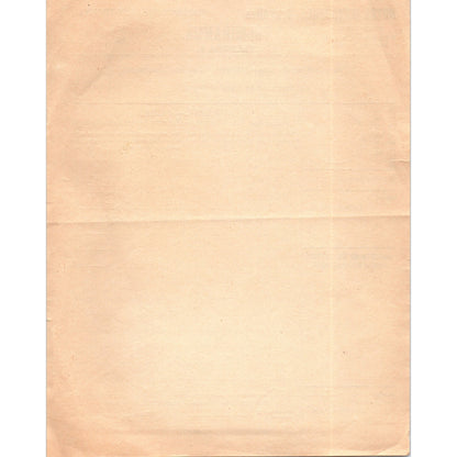 1960s Hotel Brussels Bruxelles Blank Telegram Form AF7-E10