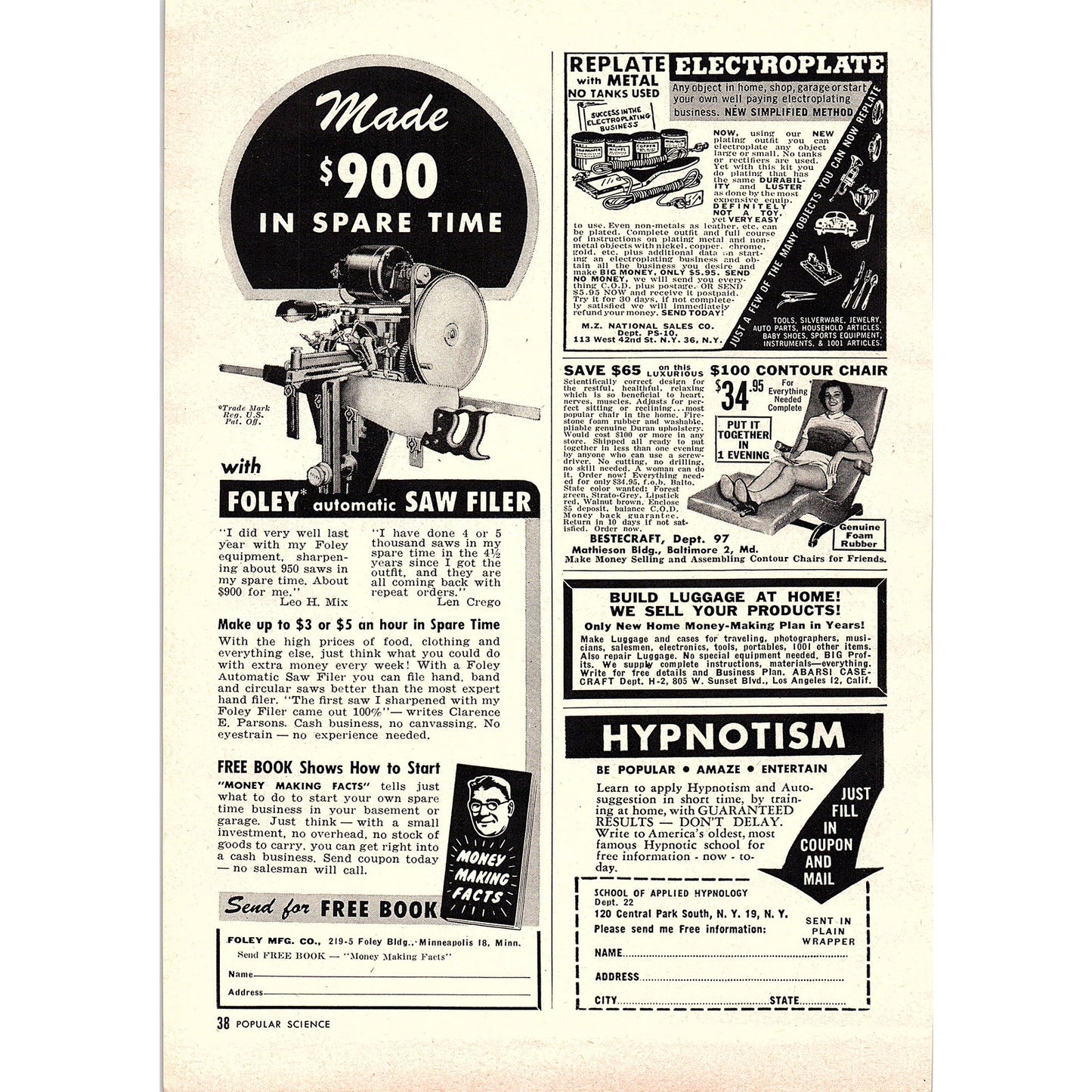 Charles Atlas Body Building 1955 Ad AG1-6