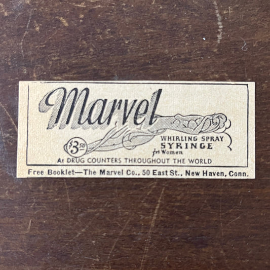 Marvel Whirling Spray for Women The Marvel Co New Haven CT 1948 Ad AF8-S1