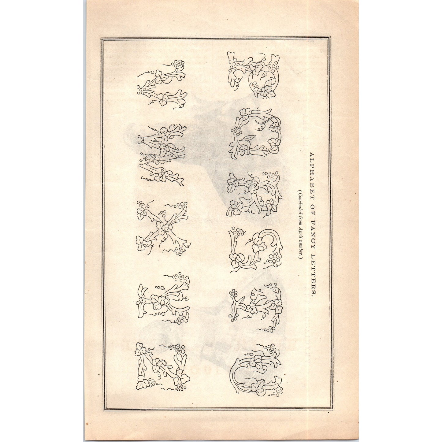 The Imogen & Belvidera Lady's Fashion Plate 1857 Original Engraving D19-1