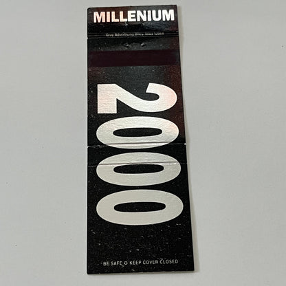 2000 Garden State Matchcover Club Millenium Vintage Matchbook Cover TB6-MB1-14