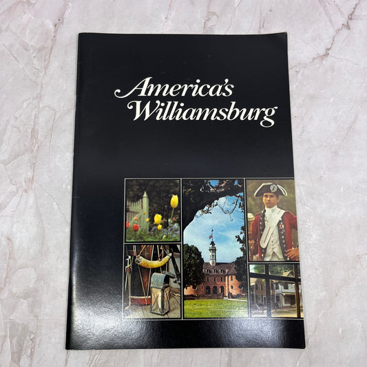1976 America's Williamsburg Virginia Tourist Guide Souvenir Book TH9-LX1