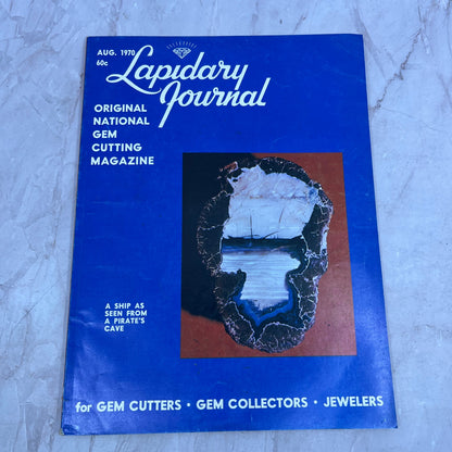 A Ship As Seen From a Pirate's Cave - Lapidary Journal Magazine - Aug 1970 M23