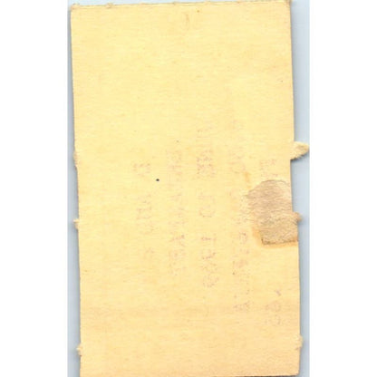 1959 Jun George Washington High School Los Angeles CA Breakfast Stub AB9