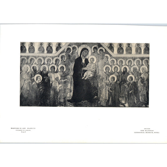 The Majestas - Duccio 1908 Victorian Art Print AB8-MA13