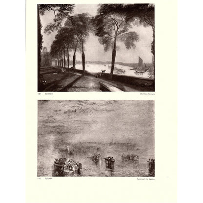 Turner - Approach to Venice, Mortlake Terrace Vintage Art Print 8.5x11 V5