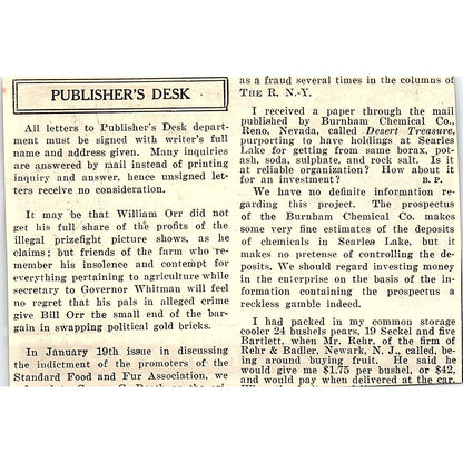 Perfection Manufacturing Perfection Milker Minneapolis Syracuse 1924 Ad AG3-H2