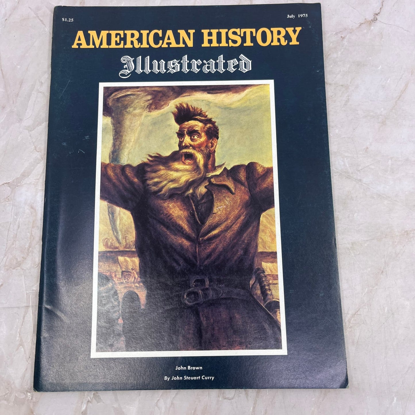 1975 July - American History Illustrated - John Brown John Steuart Curry M21