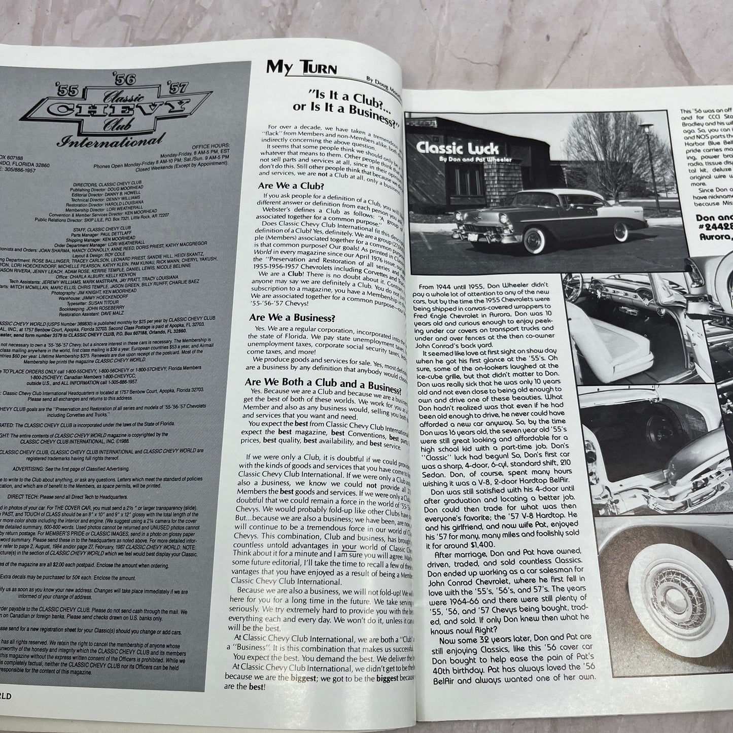 Radiator Restoration - '55, '56, '57 Classic Chevy World Magazine - Mar 1988 M31