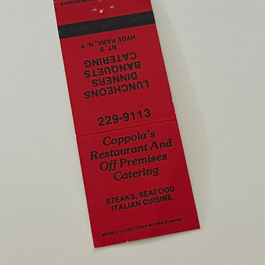 Coppola's Restaurant Hyde Park NY Vintage Matchbook Cover TB6-MB2-4