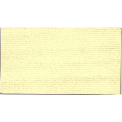 George J McClure DDS Dentist Pasadena TX Vintage Business Card SE3-B15