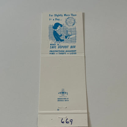 NBC National Bank of Commerce Dallas TX Vintage Matchbook Cover TB6-MB2-6