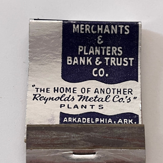 Merchants & Planters Bank Arkadelphia AR Vintage Matchbook Cover TB6-MB1-6