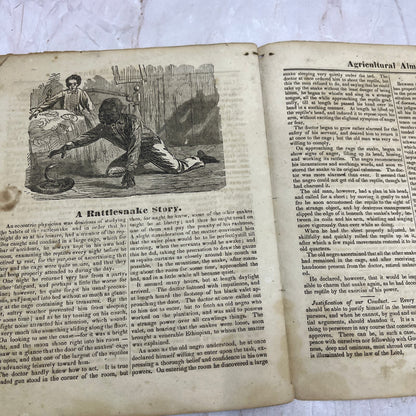 1868 Agricultural Almanac Lancaster PA John Baer’s Sons TF5