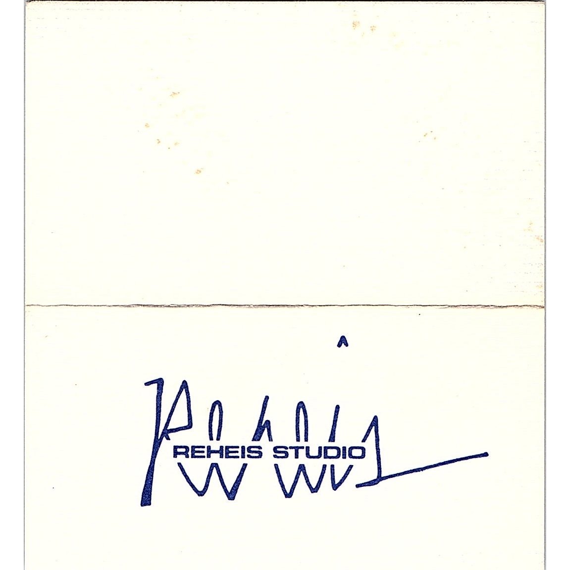 Craig C Reheis Contemporary Artist Ft. Lauderdale Vintage Business Card SE3-B11