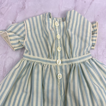 Kirsten's Summer Story Blue Striped Dress & Hat Kirsten American Girl Complete