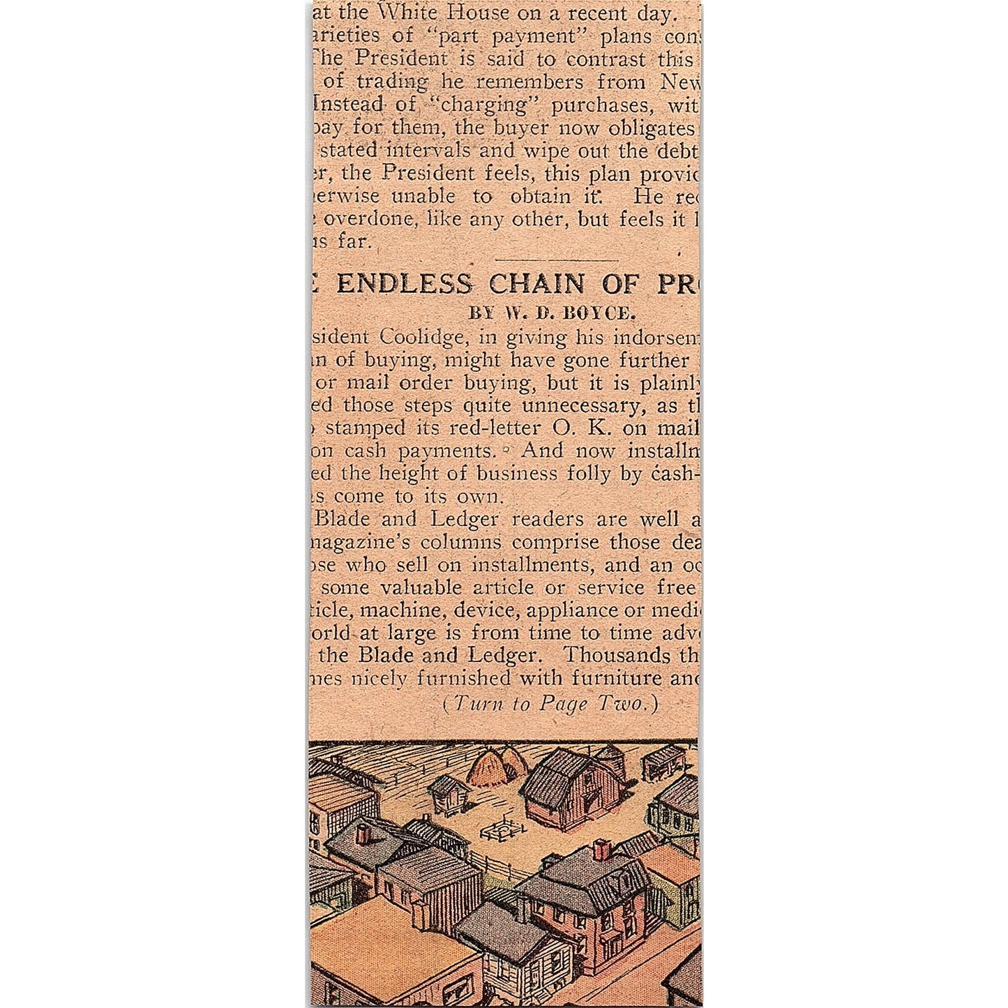 Charles Bubolz Winthrop MN Lake Becomes Farm in 50 Years 1926 Article AG3-4
