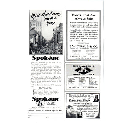 Lincoln Two Passenger Coupe Automobile Car - Vintage Magazine Ad D20