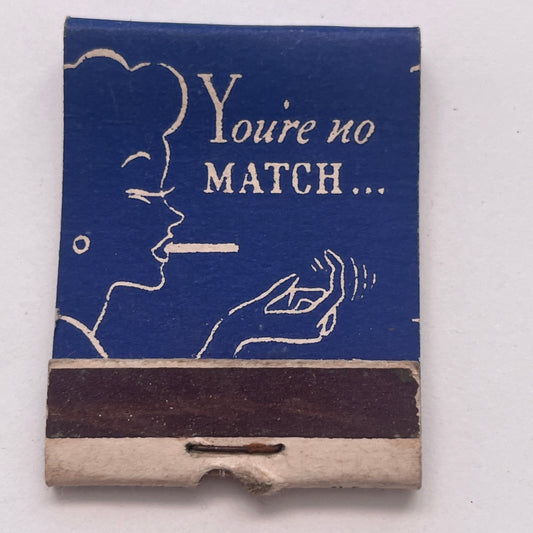 You're No Match for VD No is the Best Prophylactic US Army Matchbook TB8-MB2-8