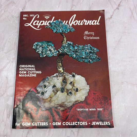 Dioptase Ming Tree - Lapidary Journal Magazine - Dec 1977 M26