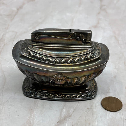 Vintage Chrome Ronson Georgian Table Lighter TL13