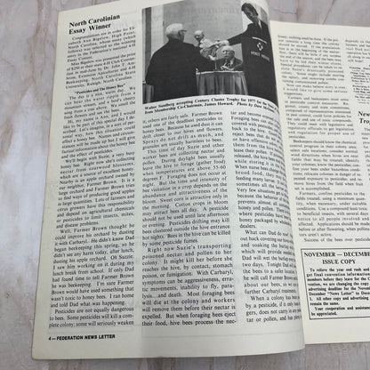 1978 May/June American Beekeeping Federation Newsletter Gainesville FL M15