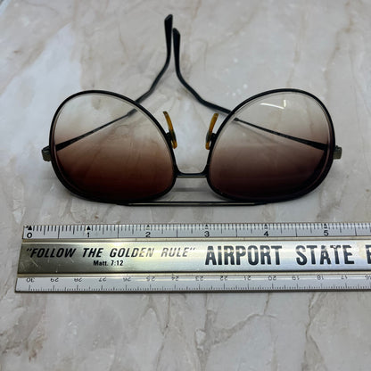 Retro BerDel 145 Remington Black Aviator Sunglasses Eyeglasses Frames TD7-G3-7