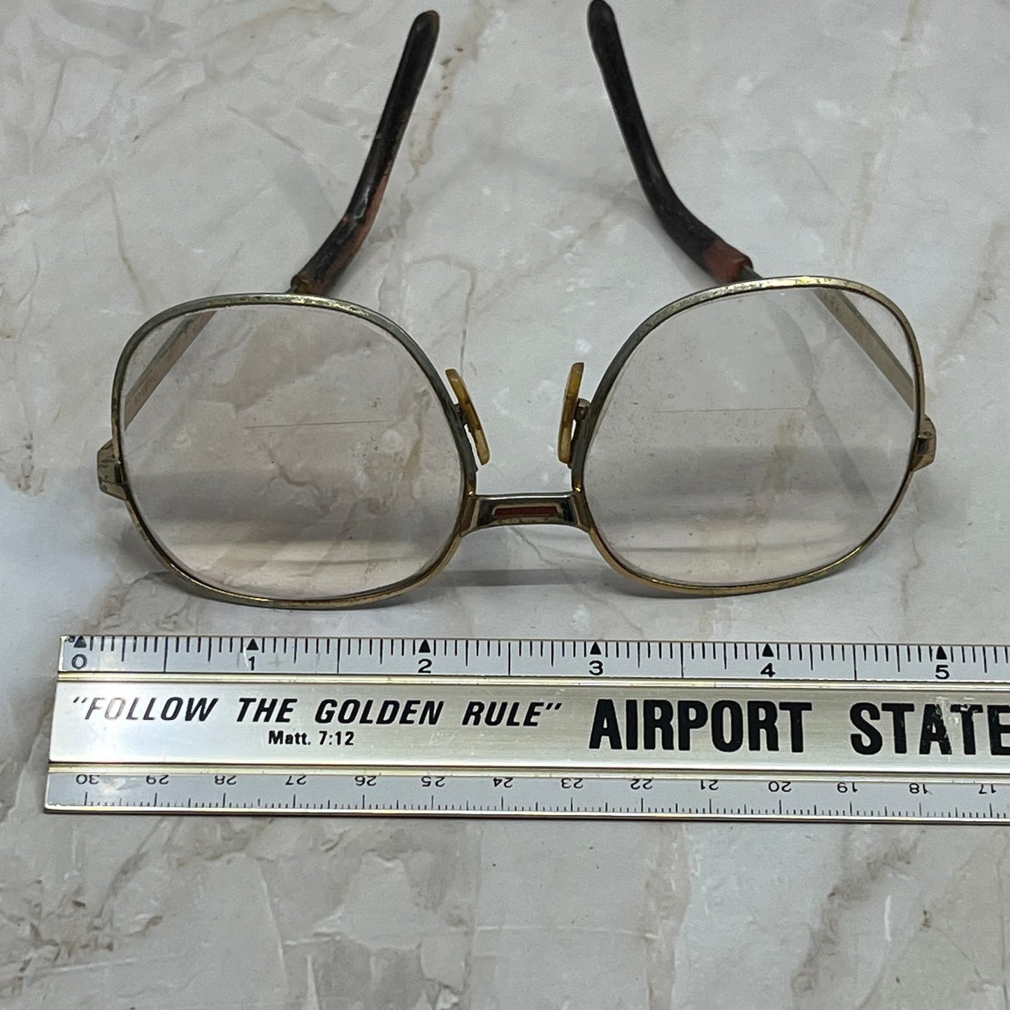 Retro Cottet France Gold Tone Sunglasses Eyeglasses Frames TE9-G5-3