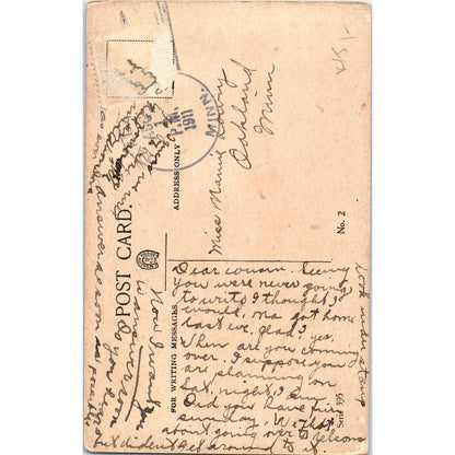 1911 Spanish American War "Come and Camp With Me a While" Original Postcard PD2