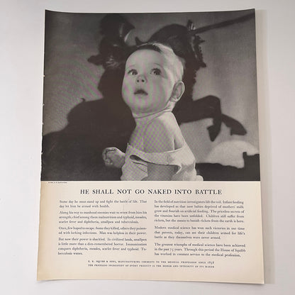 E.R. Squibb & Sons Manufacturing Chemists 1935 Ad V1-5