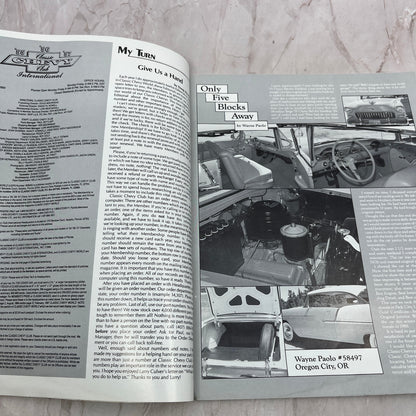 55 Sport Coupe - '55, '56, '57 Classic Chevy World Magazine - Aug 1988 M31