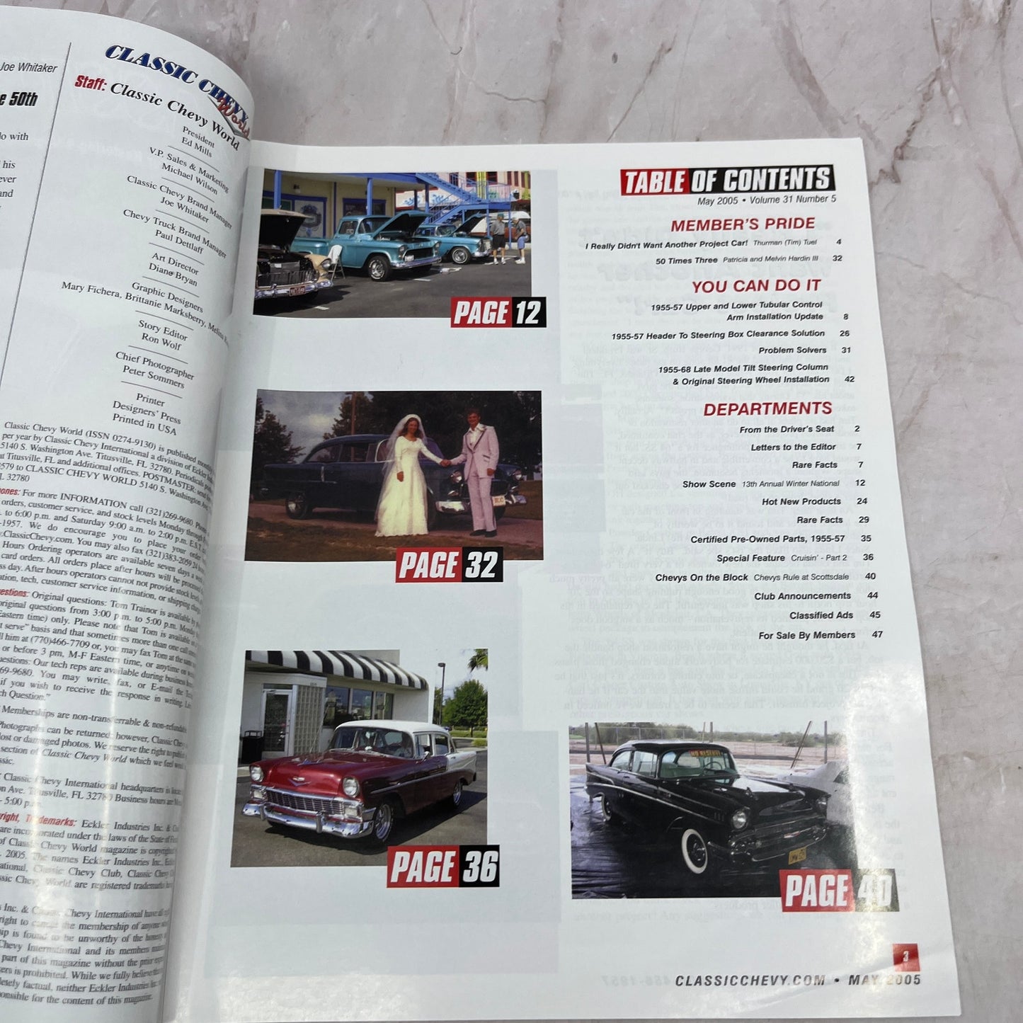 64 Stand Out Thurman Tuel Beloit OH - Classic Chevy World Magazine May 2005 M29