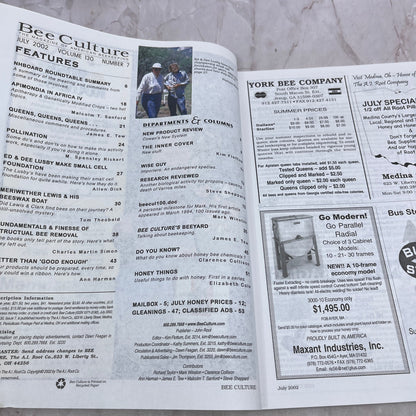 2002 Jul - Bee Culture Magazine - Bees Beekeeping Honey M32