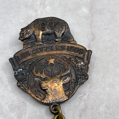 Los Angeles CA Elks 1909 BPOB Pin Pinback Button SF4