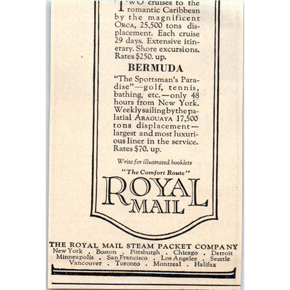 Indian Line Mediterranean Travel Duilio Italy 1924 Magazine Ad AF2-A1