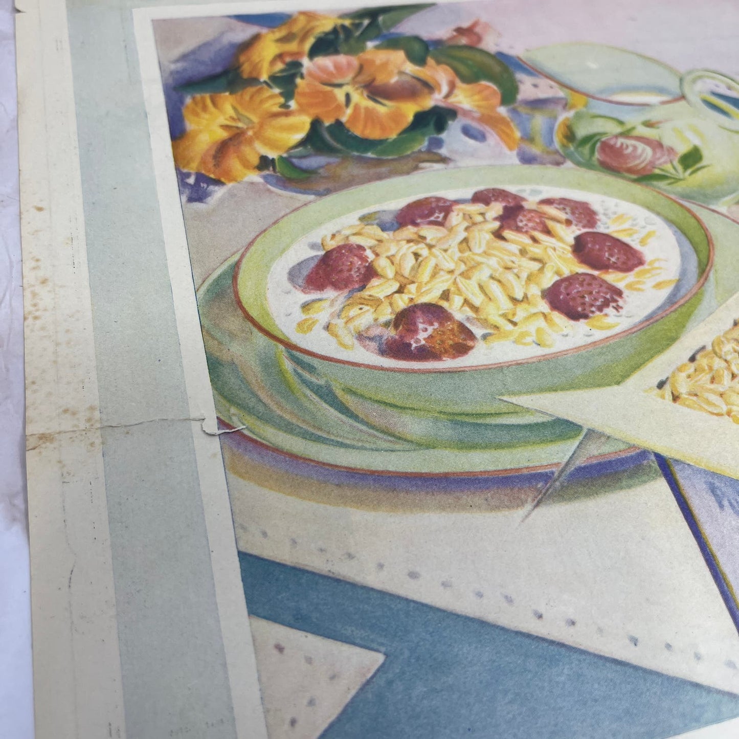 1925 Quaker Puffed Rice 10x13 Magazine Advertisement FL6-7