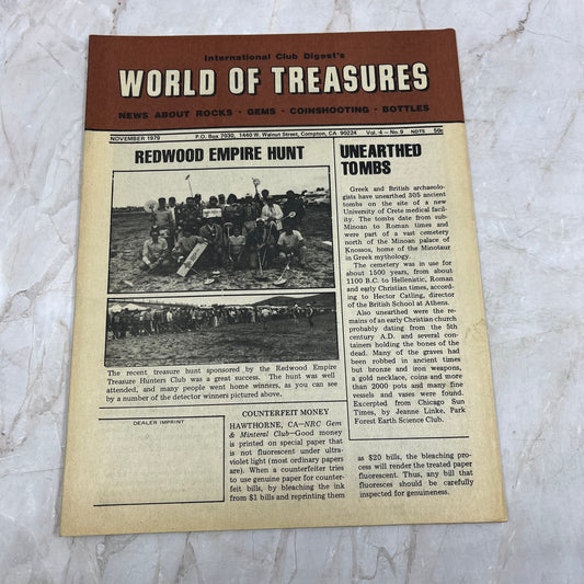 1979 Nov - International Club Digest World of Treasures Magazine Newsletter M16