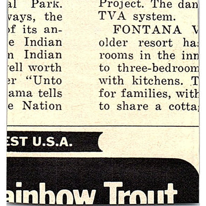 Lake Norfork Fishing Mountain Home Arkansas 1977 Ad AF6-M3