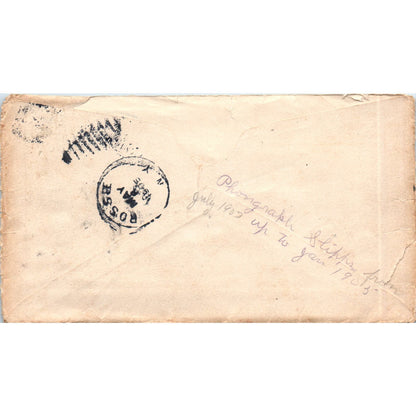 1905 De Witt C. Aldrich Musical Periodicals Phila Postal Cover Envelope AE6