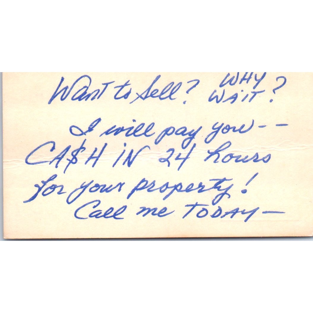 David Berry Royal Realty Bellflower CA Vintage Business Card SD8-B3
