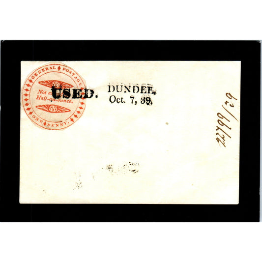Essay for Postage Stamp by James Chalmers Mark Bloxham Stamps Ltd Postcard PE5