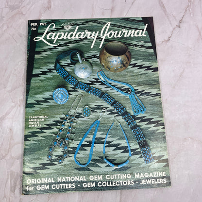 Traditional American Indian Jewelry - Lapidary Journal Magazine - Feb 1975 M27