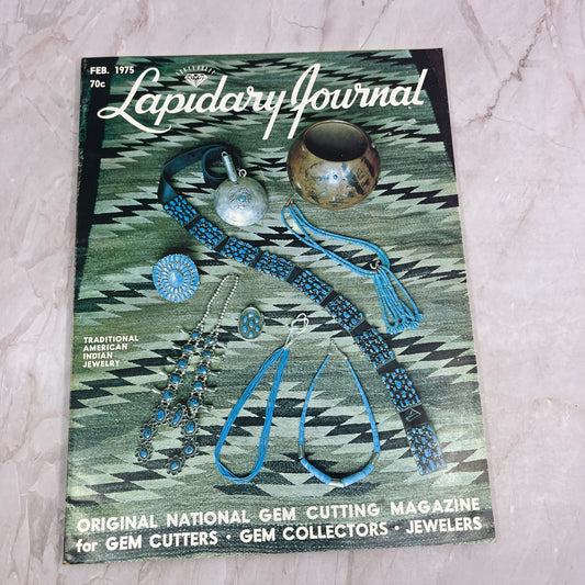 Traditional American Indian Jewelry - Lapidary Journal Magazine - Feb 1975 M27