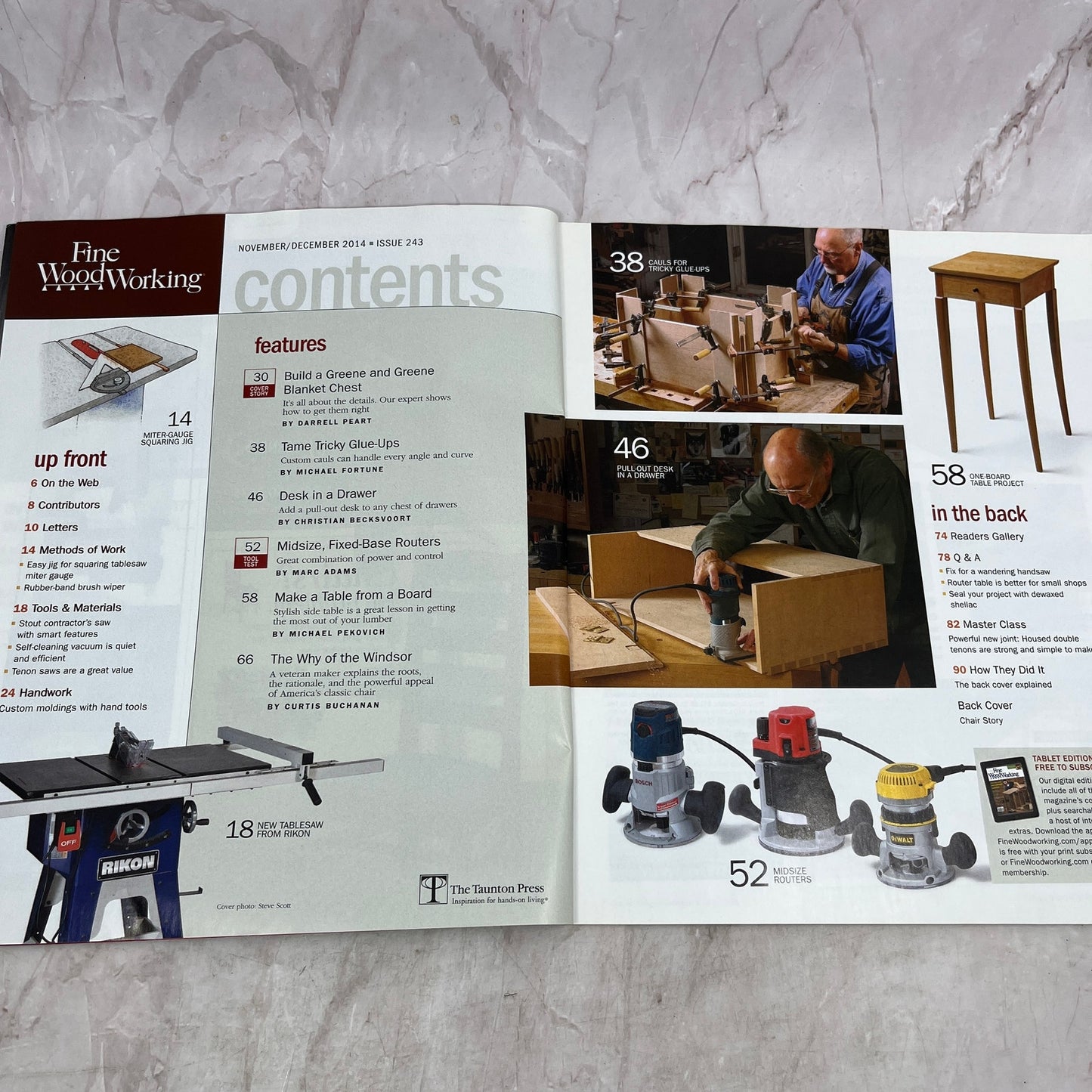 Greene and Greene Blanket Chest - Dec 2014 No 243 Fine Woodworking Magazine M35