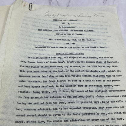 1931 Baltimore Genealogy Information Col. J.R. Emory Louis H Dielman TB8-OD