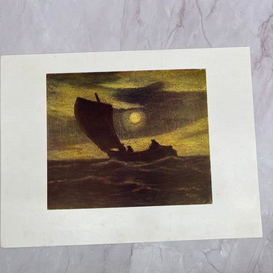 The Toilers of The Sea 1885 Albert Pinkham Ryder 9x12" Art Print V20